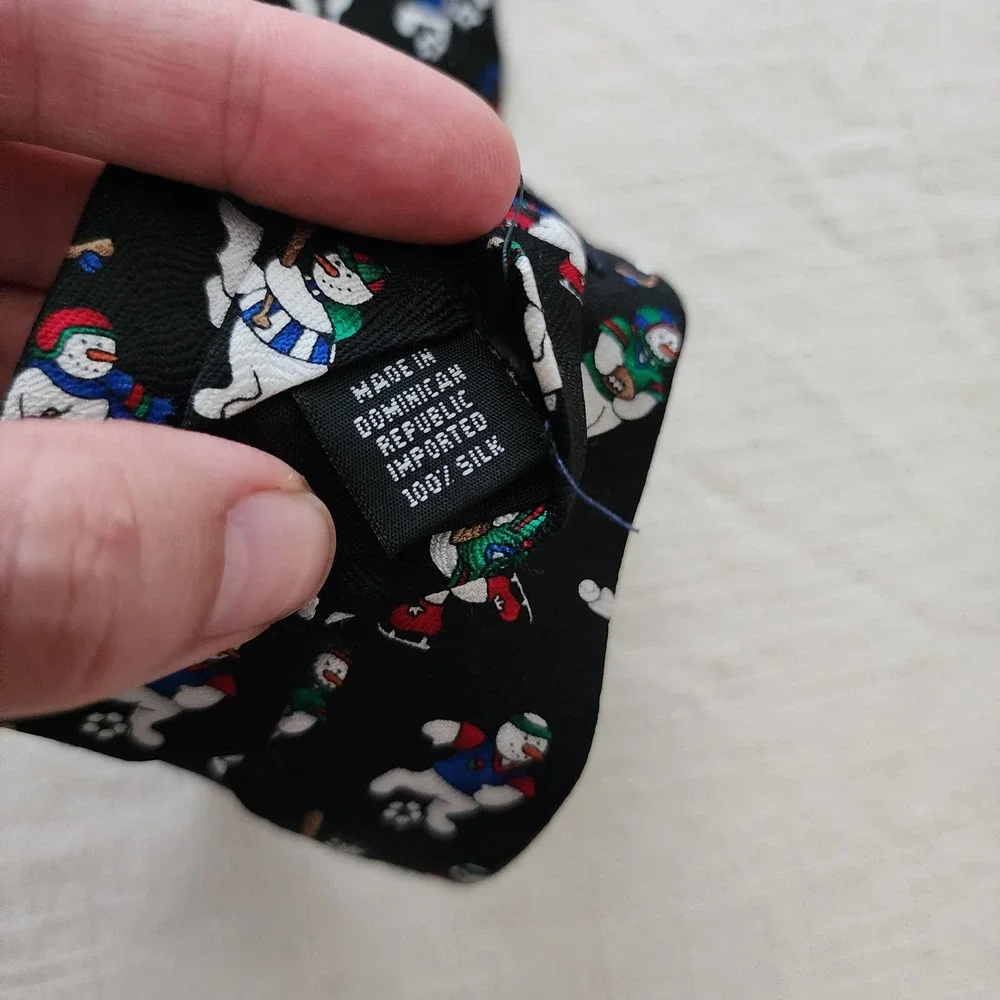 Snowman Sporty Clip-on Tie toddler/kids